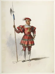 Btv1b84558104 36 - Saint-Saëns - Enrique VIII - Maquettes de costumes - Lacoste - 36. Vestuario