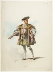 Btv1b84558104 60 - Saint-Saëns - Enrique VIII - Maquettes de costumes - Lacoste - 60. Enrique VIII