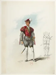 Btv1b84558104 66 - Saint-Saëns - Enrique VIII - Maquettes de costumes - Lacoste - 64th Costume