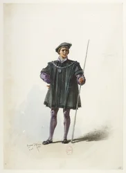 Btv1b84558104 70 - Saint-Saëns - Enrique VIII - Maquettes de costumes - Lacoste - 68a Costume