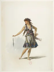 Btv1b84558104 76 - Saint-Saëns - Enrique VIII - Maquettes de costumes - Lacoste - 72. Vestuario