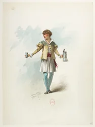 Btv1b84558104 79 - Saint-Saëns - Enrique VIII - Maquettes de costumes - Lacoste - 75. Vestuario