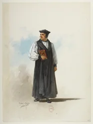 Saint-Saëns - Enrique VIII - Maquetas de disfraces - Lacoste - 35. Disfraz