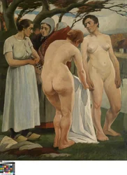 Mujeres bañistas
