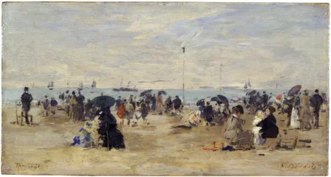 Trouville, Escena de playa