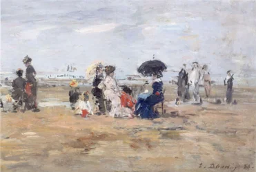 Trouville, Escena de playa