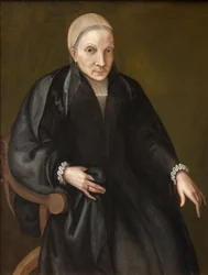 Retrato de la suegra del artista