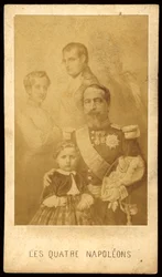 Los cuatro Napoleones (foto b/n)
