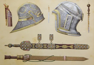 Armas que pertenecieron a Boabdil, último rey moro de Granada