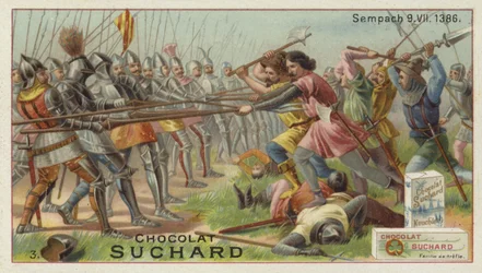 Batalla de Sempach, Suiza, 9 de julio de 1386