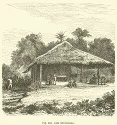 Casa brasileña (grabado)