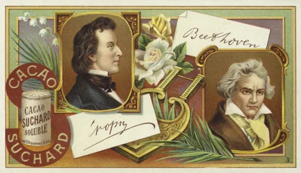 Frédéric Chopin y Ludwig van Beethoven