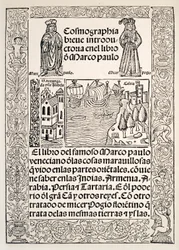 Frontispicio de El millón de Marco Polo