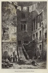Grupo de casas en el Ghetto, Roma