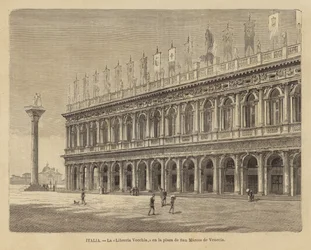 Libreria Vecchia en la Piazza San Marco en Venecia