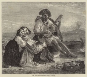 Familia de pescadores napolitanos