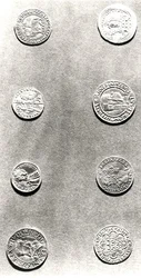 Selección de 8 monedas (metal)
