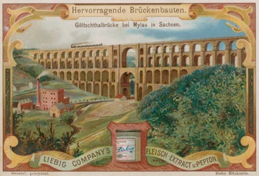 Puente ferroviario Goltzsch Viaduct, Mylau, Alemania