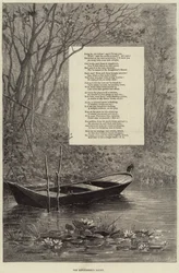 El refugio del martín pescador (grabado)