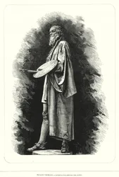 Estatua de Tiziano, artista del Renacimiento italiano, por Antonio dal Zotto