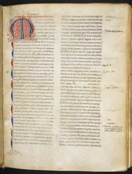 Tito Livio, Ab Urbe condita (el "Códice Aginnensis"), f.223r, c.1325-29 (códice en pergamino)