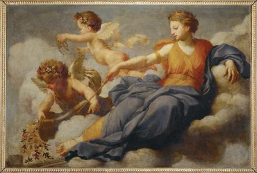 Juno derrama sus favores sobre Cartago (pintura sobre lienzo)