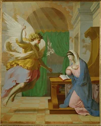 La Anunciación (pintura sobre lienzo)