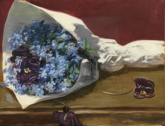Ramo de flores. Alrededor de 1874