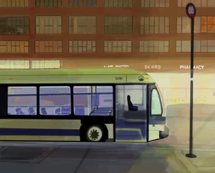 First Light, Union Square , Brooklyn (arte digital)