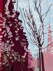 Garfield Place, Spring, Brooklyn, c.2020-24 (arte digital)