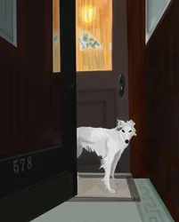 Minnie In Vestibule , Brooklyn (arte digital)