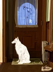 Penyy On Rug By Front Door Brooklyn (arte digital)