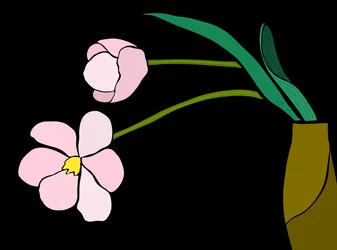 Flores rosas, 2025 (arte digital)