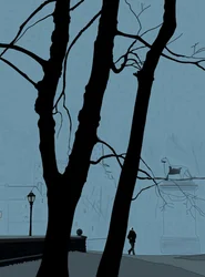 Entrada de la Tercera Avenida, Prospect Park (arte digital)