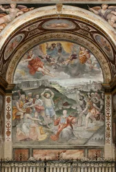 Fresco de la lapidación de San Esteban, c.1550 (fresco)