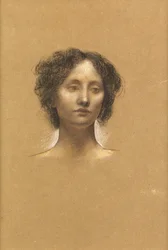 Cabeza de una niña