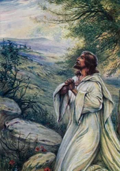 Jesús estaba orando