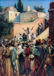 Pedro les habla de Jesús