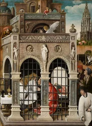 Escena de la vida de San Roque