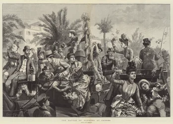 La Batalla de las Flores en Cannes