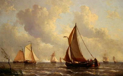 Barcos saliendo del puerto