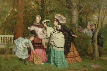 Admirando al bebé, Amberes 1873