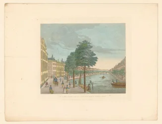 Vista del Herengracht cerca de la calle Spiegelstraat en Ámsterdam
Vue du Heere-Gracht, prise du Spiegel-Straat jusqu