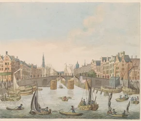 Vista del puente Nieuwe, hacia 1810-1813 Vue du Pont-Neuf, prise de l