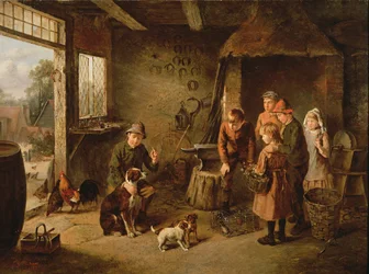 Un día en la fragua, 1887