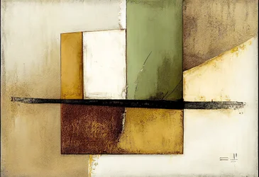 Composición de arte abstracto geométrico, impresiones de arte mural