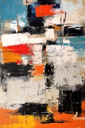 Pintura abstracta moderna vertical para la sala de estar, impresiones del cartel para la venta
