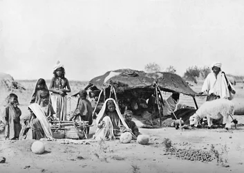 Un campamento de verano en Baluchistán, 1902