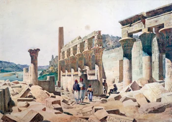 Templo de Venus Athor, Filé, siglo XIX