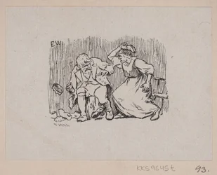 Ilustración de "Askeladden que consiguió que la princesa se riera"